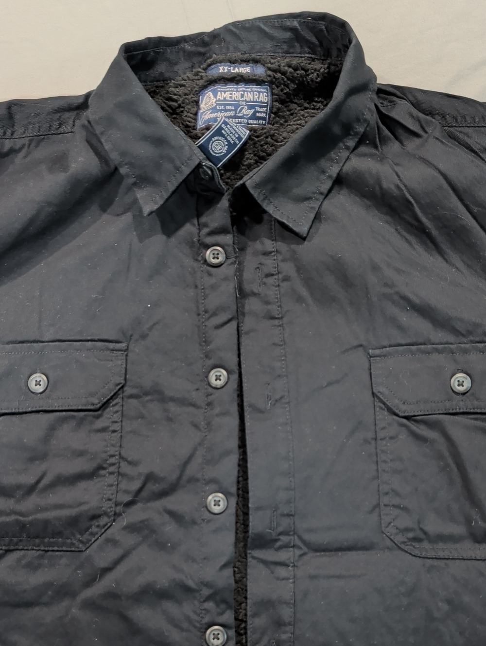 American Rag Sherpa-lined Overshirt - Size XXL